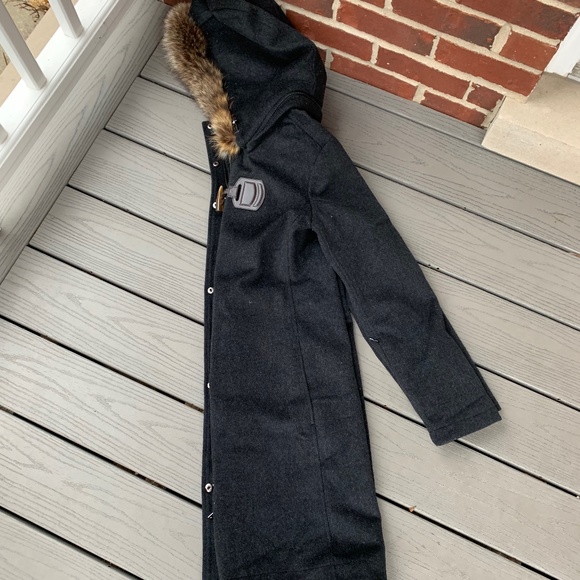 Pendleton Waterproof Breathable Wool Parka with Raccoon Fur Hood - Picture 11 of 16